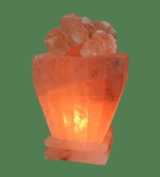 Himalayan Salt Lamp Pink Fire Bowl Square